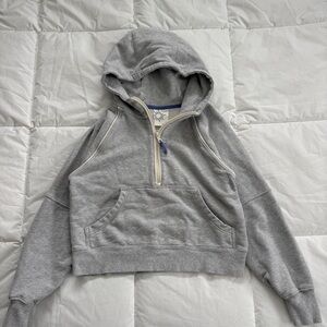 Grey Offline by Aerie 1/4 Zip Size Small